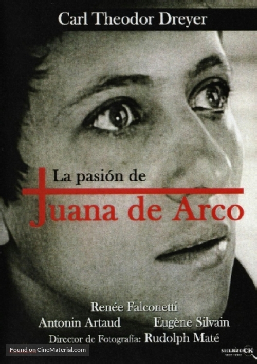 La passion de Jeanne d&#039;Arc - Spanish Movie Cover