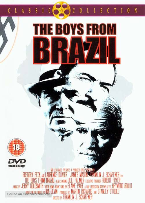 The Boys from Brazil - British DVD movie cover