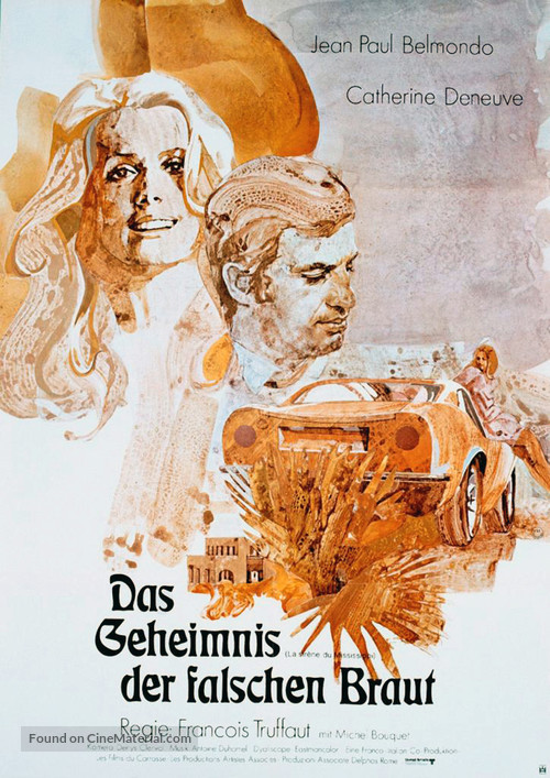 La sir&egrave;ne du Mississipi - German Movie Poster