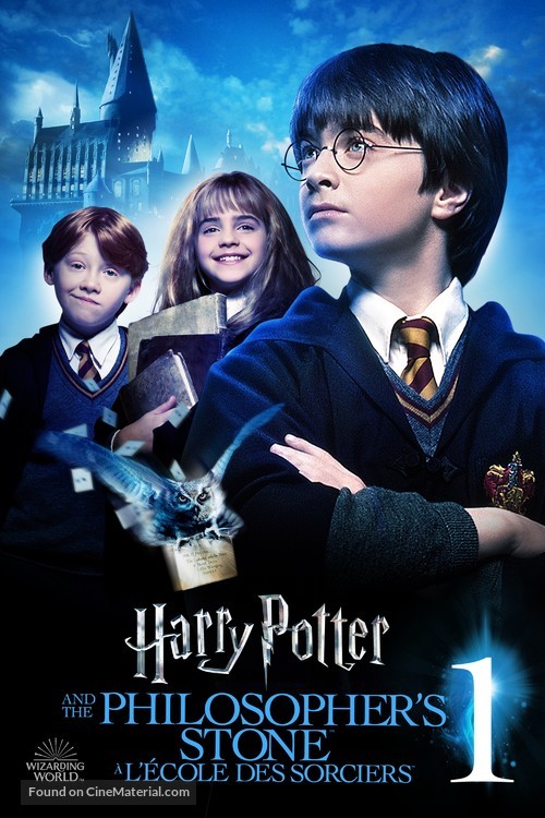 Harry Potter and the Philosopher&#039;s Stone - Canadian Video on demand movie cover