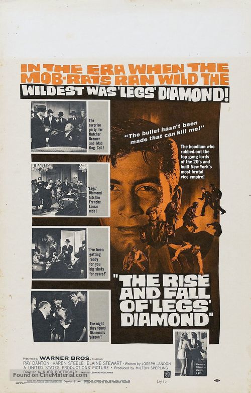 The Rise and Fall of Legs Diamond - Movie Poster
