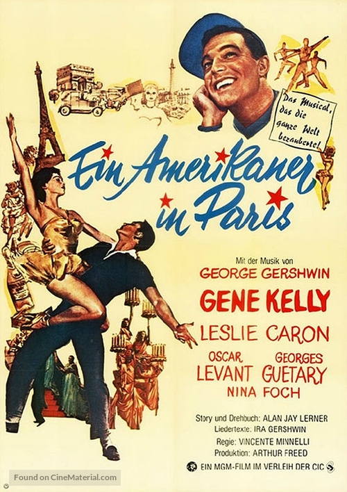 An American in Paris - German Movie Poster