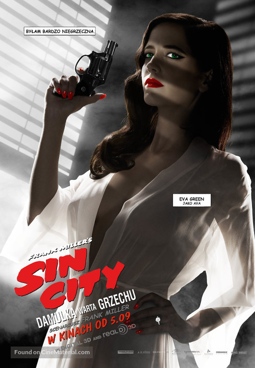 Sin City: A Dame to Kill For - Polish Movie Poster