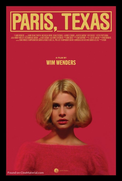 Paris, Texas - Re-release movie poster