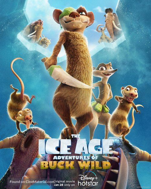 The Ice Age Adventures of Buck Wild - Indian Movie Poster