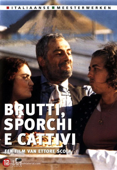 Brutti sporchi e cattivi - Dutch DVD movie cover