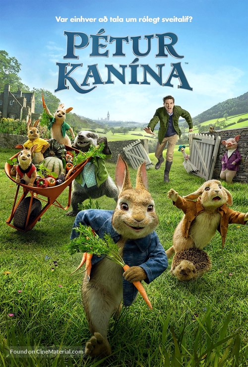 Peter Rabbit - Icelandic Movie Cover