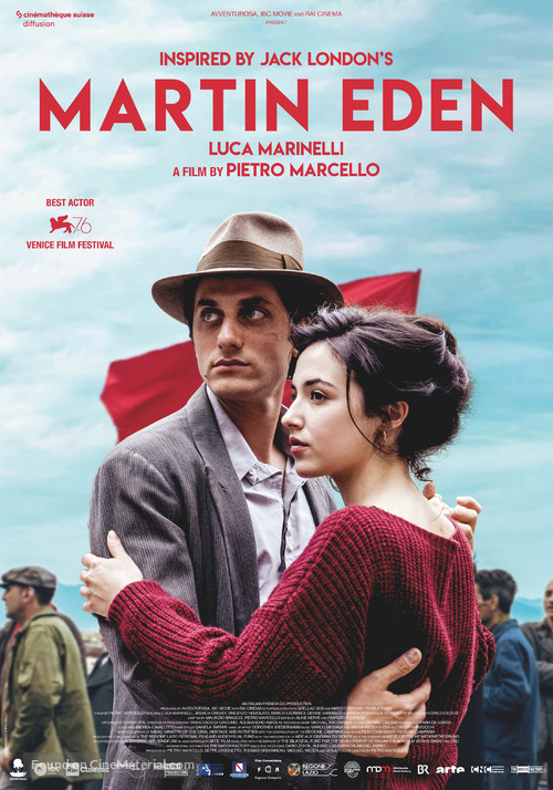 Martin Eden - Swiss Movie Poster