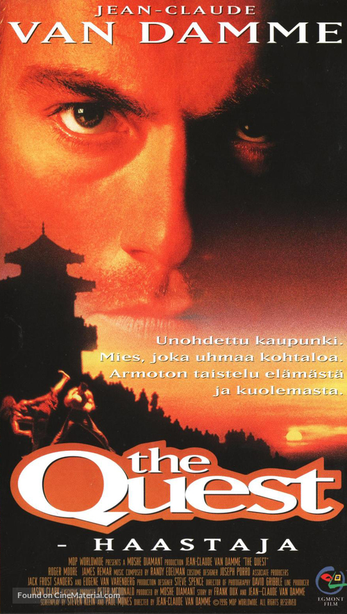 The Quest - Finnish VHS movie cover