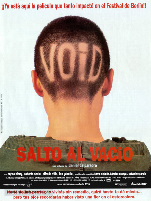 Salto al vac&iacute;o - Spanish Movie Poster