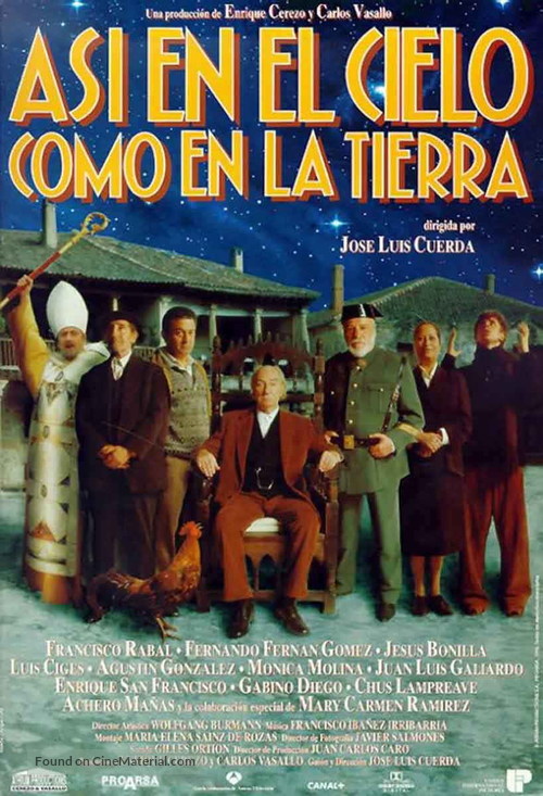 As&iacute; en el cielo como en la tierra - Spanish Movie Poster