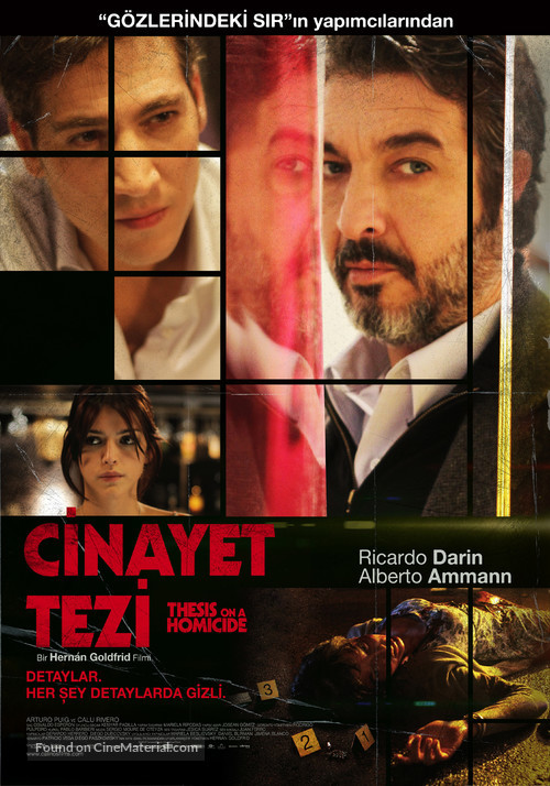 Tesis sobre un homicidio - Turkish Movie Poster