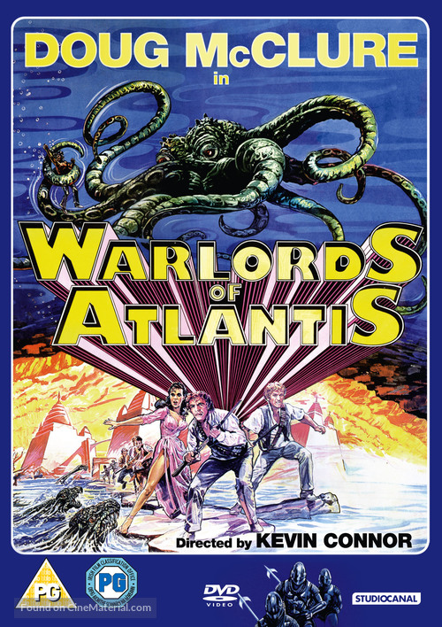 Warlords of Atlantis - British DVD movie cover