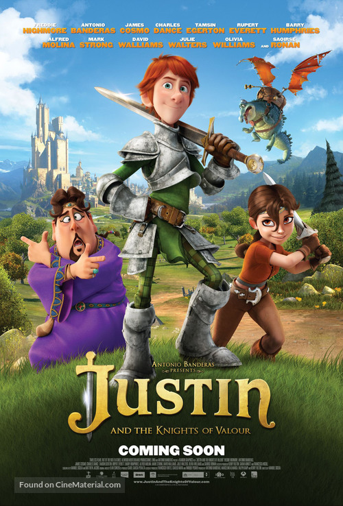 Justin and the Knights of Valour - British Movie Poster