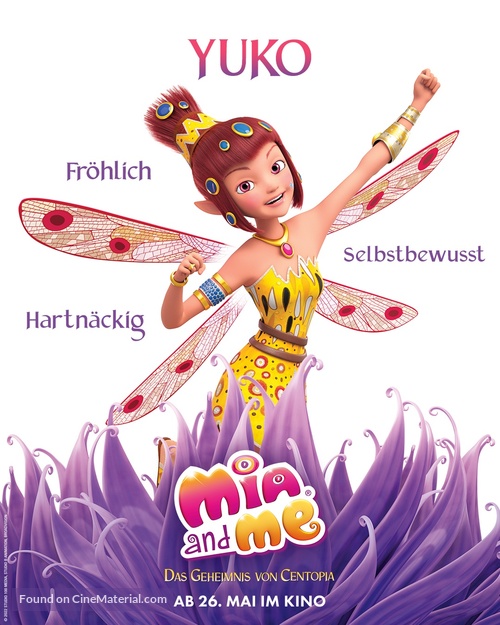 Mia and Me: The Hero of Centopia - German Movie Poster