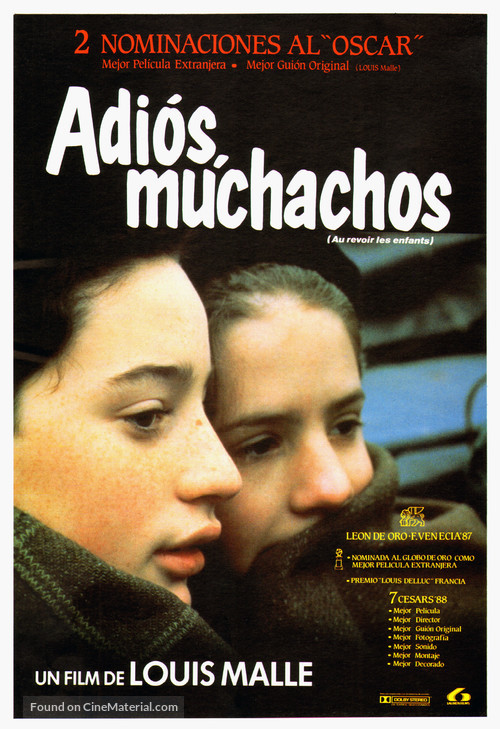 Au revoir les enfants - Spanish Movie Poster