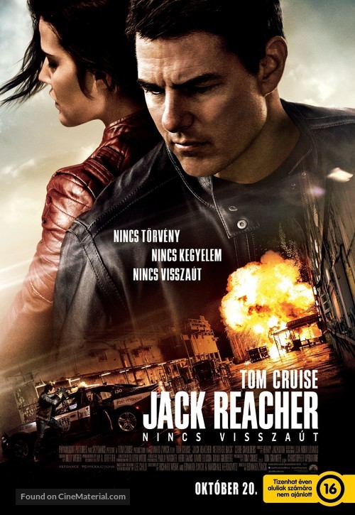 Jack Reacher: Never Go Back - Hungarian Movie Poster