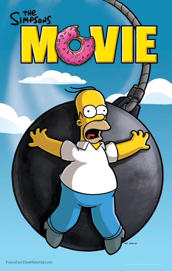 The Simpsons Movie 2007 Movie Poster