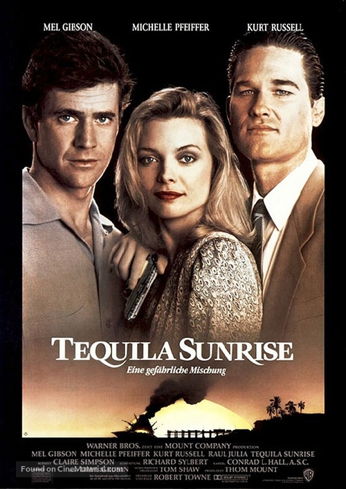 Tequila Sunrise - German Movie Poster
