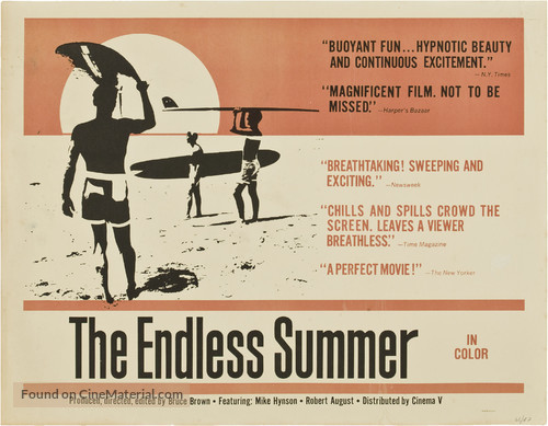 The Endless Summer - British Movie Poster