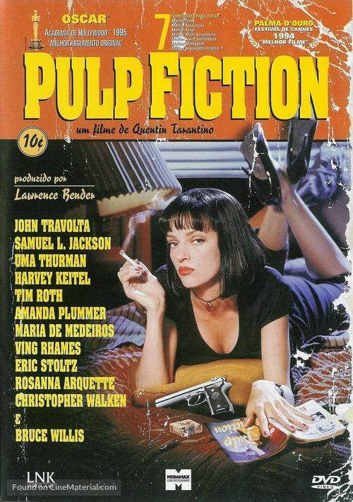 Pulp Fiction - Portuguese DVD movie cover