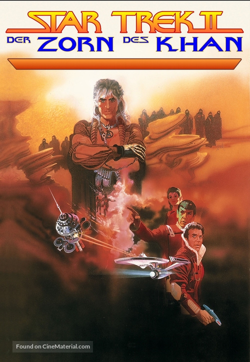 Star Trek: The Wrath Of Khan - German Movie Cover