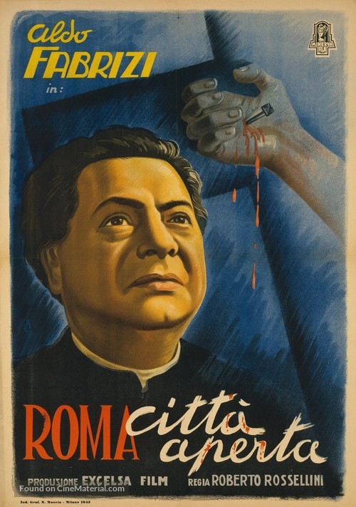 Roma, citt&agrave; aperta - Italian Movie Poster