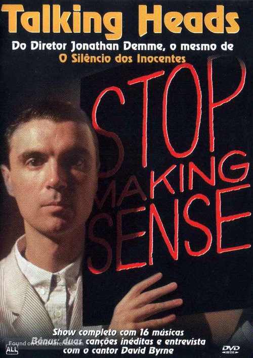 Stop Making Sense - Brazilian Movie Cover