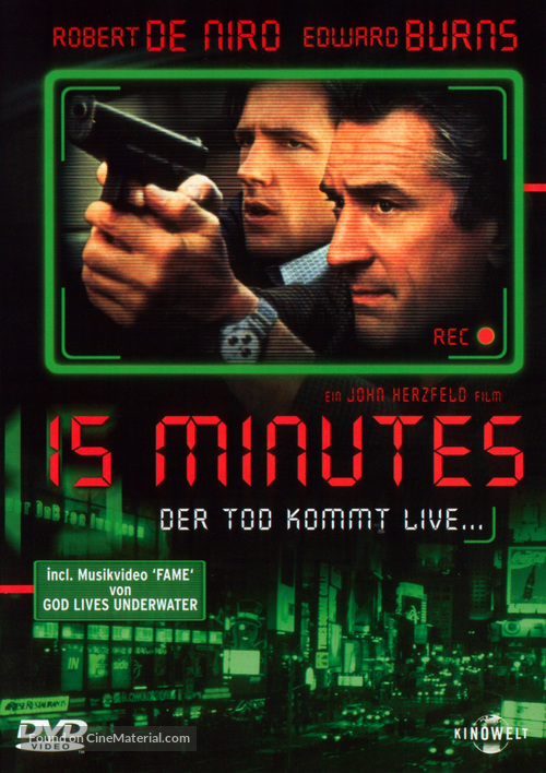 15 Minutes - German Movie Cover