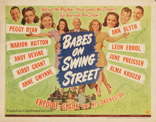 Babes on Swing Street - Movie Poster