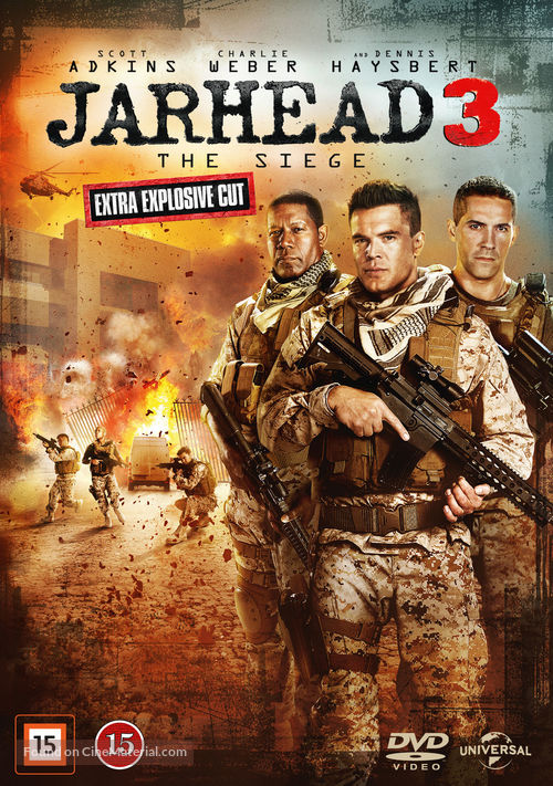 Jarhead 3: The Siege - Danish Movie Cover