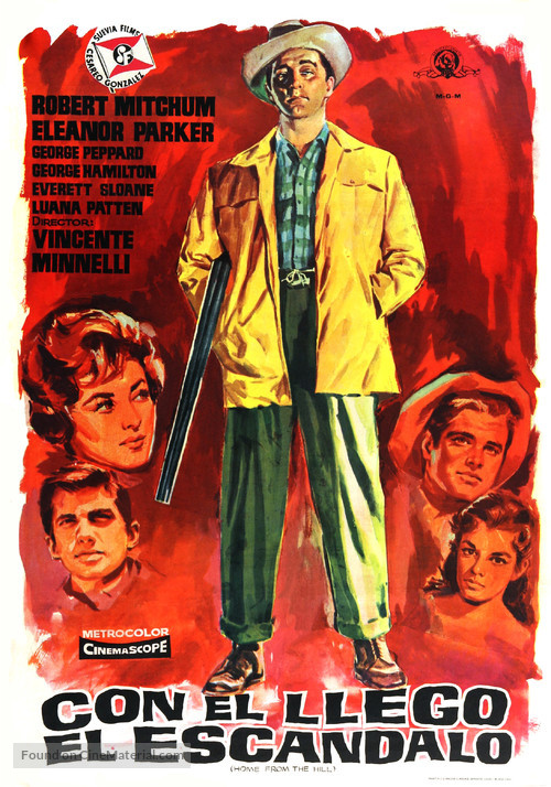 Home from the Hill - Spanish Movie Poster