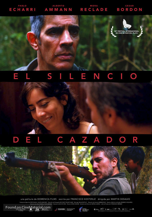 El silencio del cazador - Argentinian Movie Poster