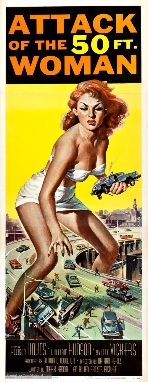 Attack of the 50 Foot Woman - Movie Poster