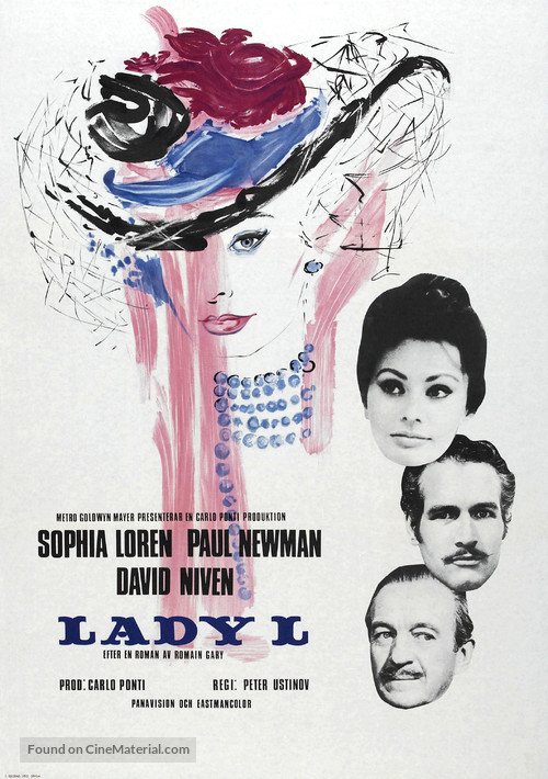 Lady L - Swedish Movie Poster