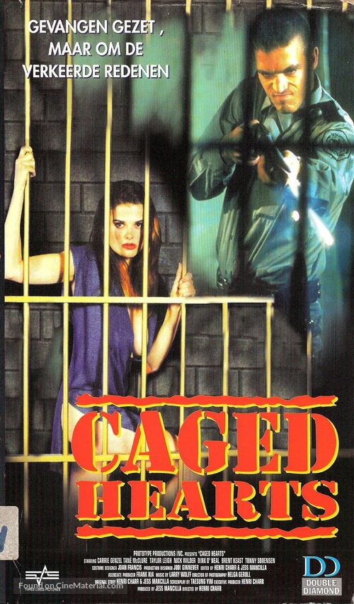 Caged Hearts - Dutch Movie Cover