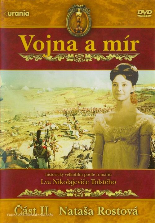 Voyna i mir II: Natasha Rostova - Czech DVD movie cover