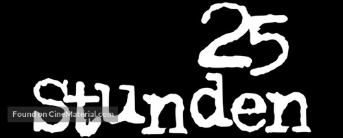 25th Hour - German Logo