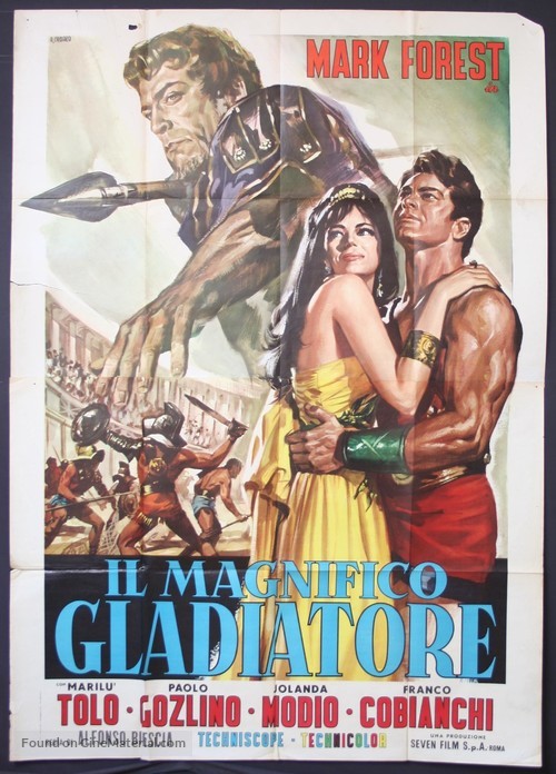 Il magnifico gladiatore - Italian Movie Poster