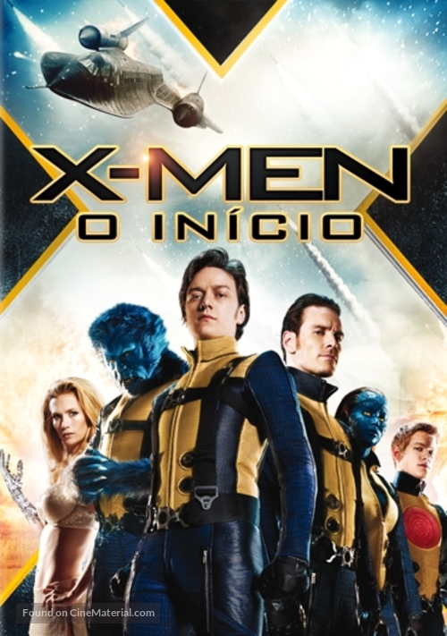 X-Men: First Class - Portuguese DVD movie cover
