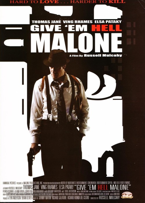 Give &#039;em Hell, Malone - Dutch Movie Poster