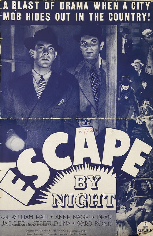 Escape by Night - poster