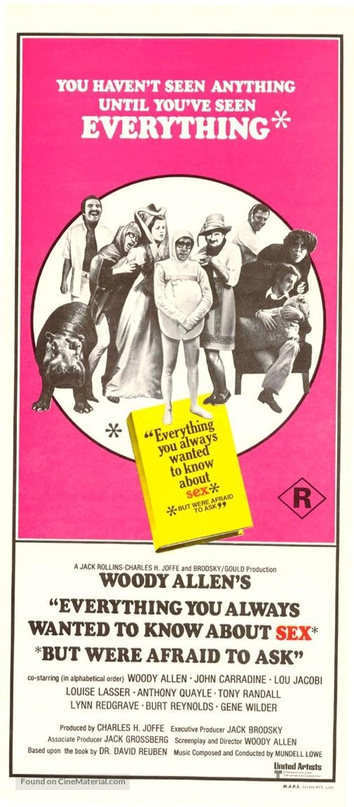 Everything You Always Wanted to Know About Sex * But Were Afraid to Ask - Australian Movie Poster