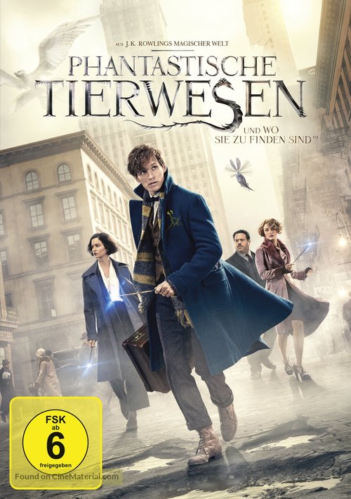 Fantastic Beasts and Where to Find Them - German DVD movie cover