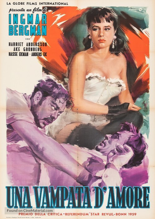 Gycklarnas afton - Italian Movie Poster