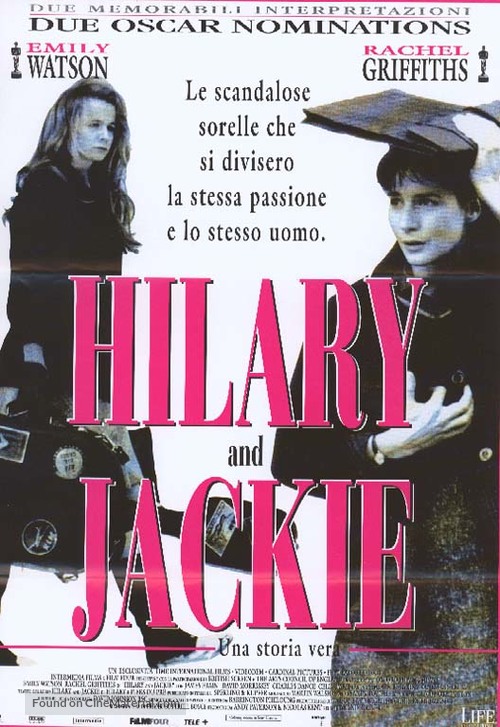 Hilary and Jackie - Italian Movie Poster