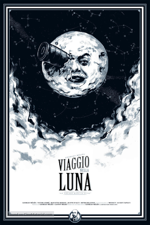 Le voyage dans la lune - Italian Movie Poster