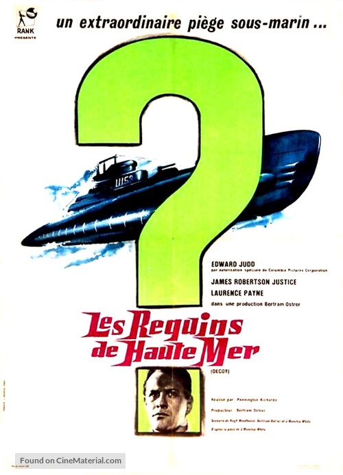 Mystery Submarine - French Movie Poster