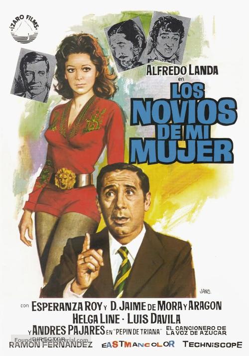 Los novios de mi mujer - Spanish Movie Poster