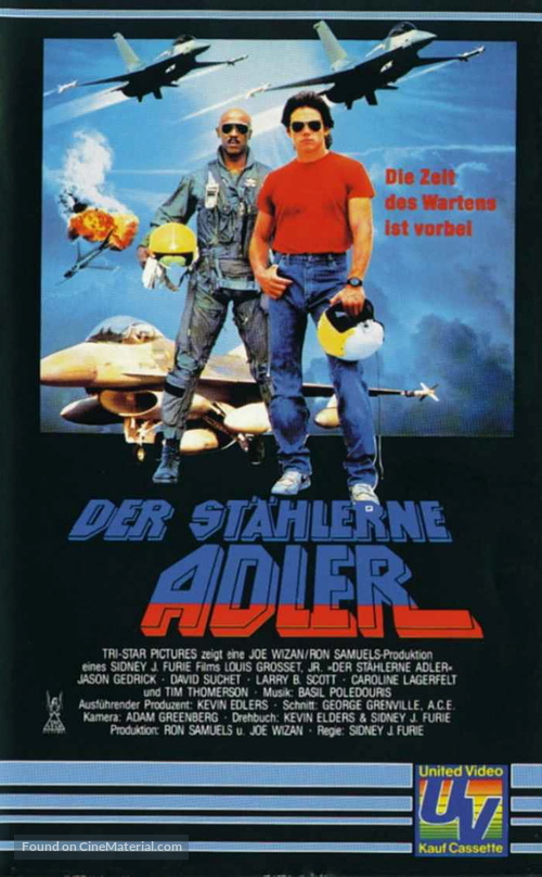 Iron Eagle - German VHS movie cover